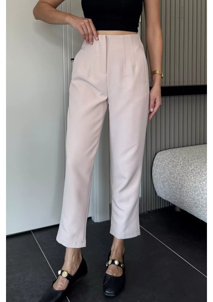 Kadın Bel Çimalı Kumaş Pantolon P-00018026 fiyatları