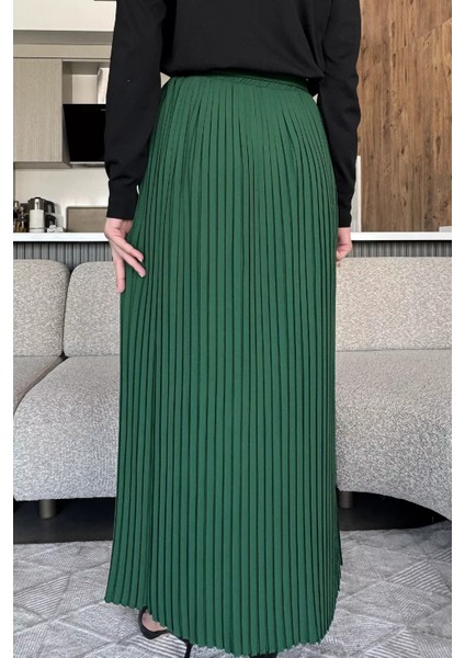 Kemerli Pileli Tesettür Etek (S,m,l,xl Uyumludur) P-00018021 fırsatları