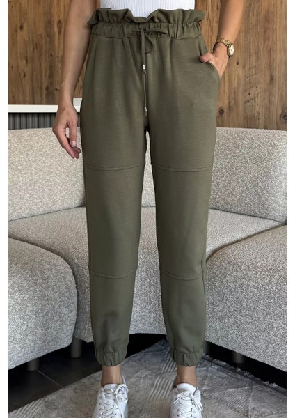 Bel ve Paça Lastikli Jogger Eşofman Altı P-00018016