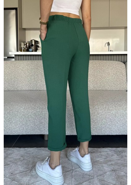 Bel Lastikli Bağcıklı Pantolon P-00018011 modelleri