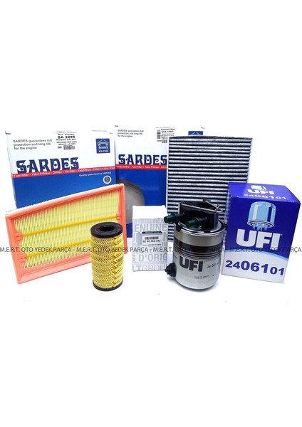 Nissan Qashqai 1.6 Dci Filtre Bakım Seti (2011-2013) J10