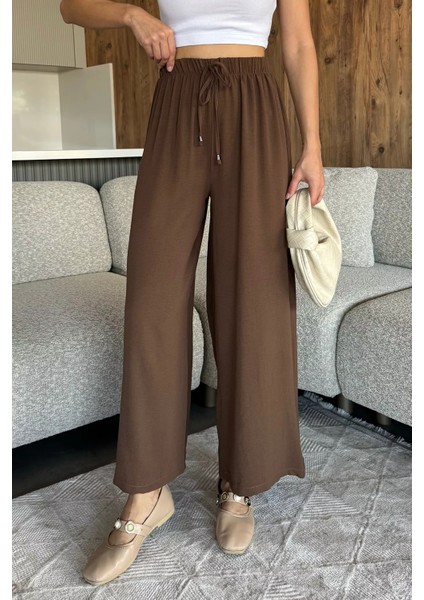 Kadın Bel Lastikli Bol Kesim Pantolon P-00018020