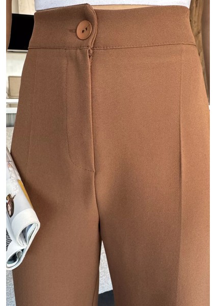 Kadın Bol Paça Kumaş Pantolon P-00018009 fırsatları