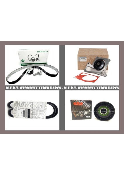 Mercedes CLA180D 1.5 Bluedci Euro6 Triger Devirdaim Kayış Bakım Seti