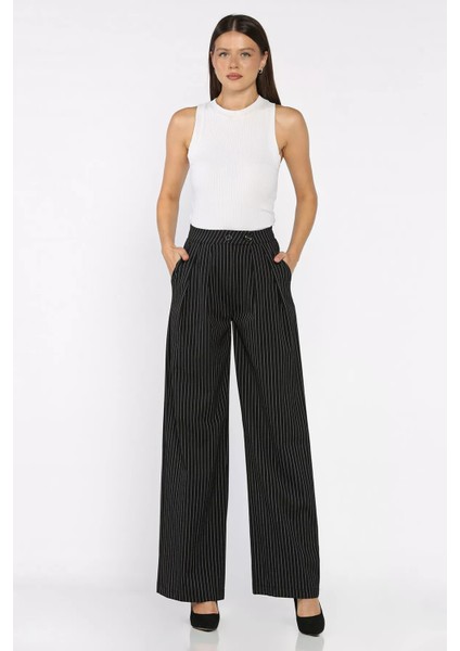 Kadın Çizgili Palazzo Pantolon P-00018019 fiyatları