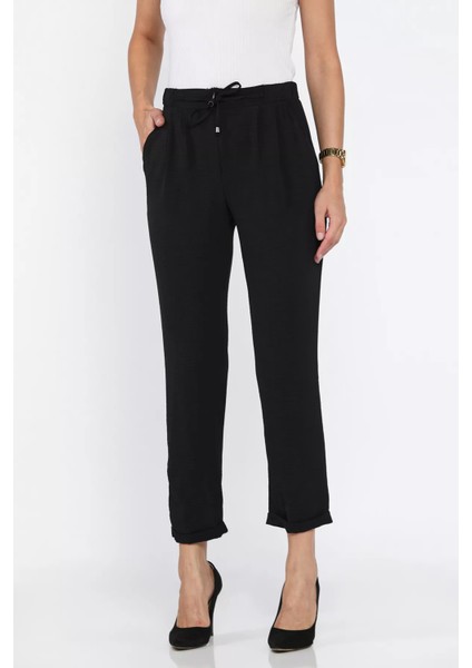 Bel Lastikli Bağcıklı Pantolon P-00018011