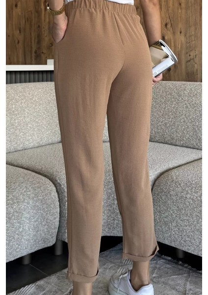 Bel Lastikli Bağcıklı Pantolon P-00018011 modelleri