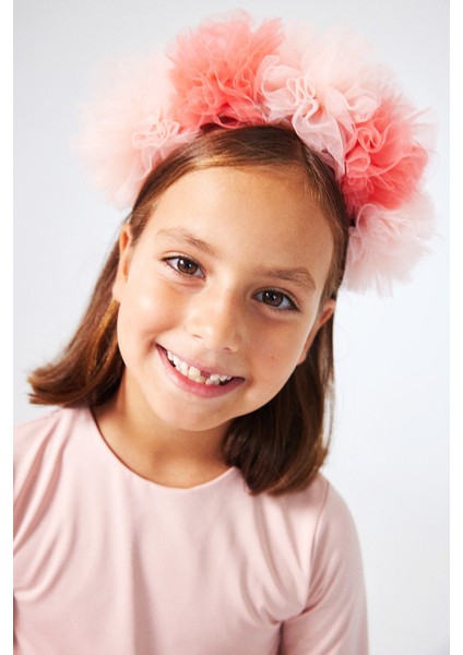 Pudra Tütü Etekli Kız Çocuk Balerin Elbise - Miranda