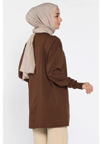 Çiçek Figürlü Ön Düğmeli Tesettür Triko Hırka (S-M-L-Xl Beden Uyumludur.) P-00018076 modelleri