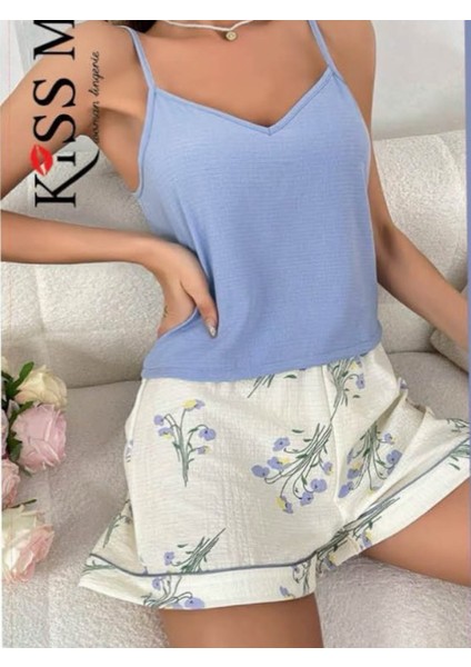 Kiss Kadın Pijama Takımı – Askılı Üst & Şort fiyatları