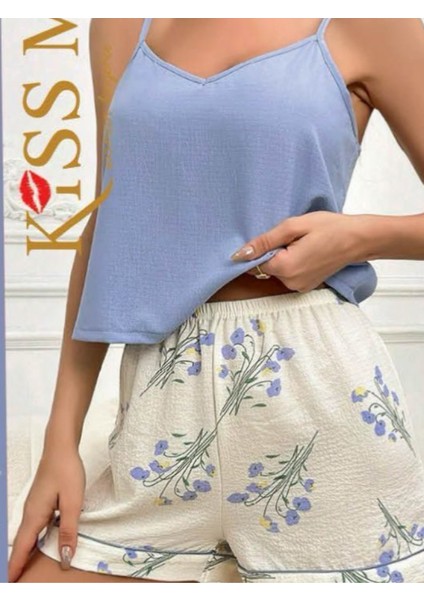 Kiss Kadın Pijama Takımı – Askılı Üst & Şort modelleri
