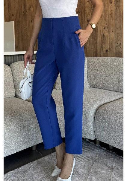 Kadın Bel Çimalı Kumaş Pantolon P-00018026 fiyatları