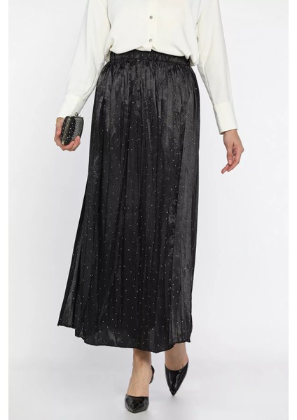 Bel Lastikli Taşlı Tesettür Etek P-00017999 fiyatları