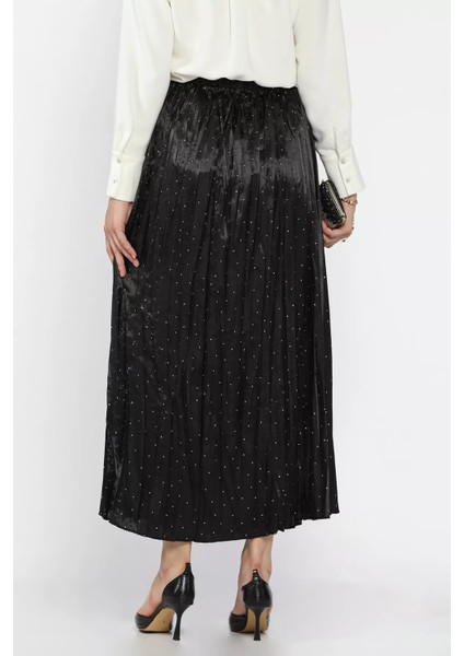 Bel Lastikli Taşlı Tesettür Etek P-00017999 modelleri