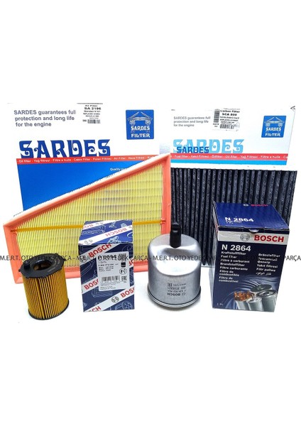 Ford Mondeo 1.6 Tdci Filtre Bakım Seti (2011-2014) 115HP