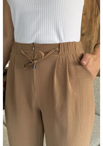 Bel Lastikli Bağcıklı Pantolon P-00018011 fırsatları