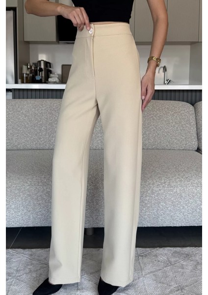 Kadın Bol Paça Kumaş Pantolon P-00018009 fiyatları