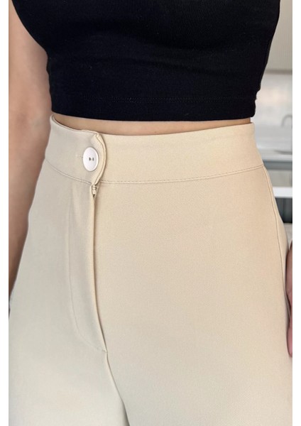 Kadın Bol Paça Kumaş Pantolon P-00018009 fırsatları