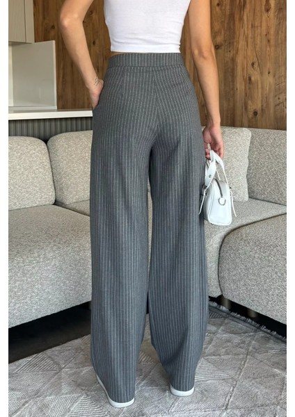 Kadın Çizgili Palazzo Pantolon P-00018019 modelleri