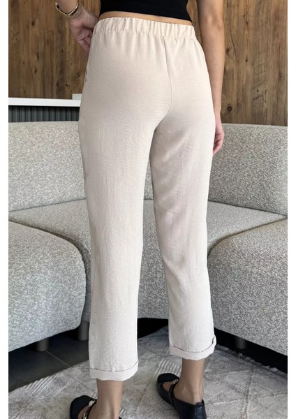 Bel Lastikli Bağcıklı Pantolon P-00018011 modelleri