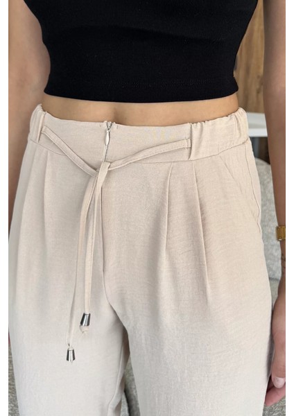 Bel Lastikli Bağcıklı Pantolon P-00018011 fırsatları
