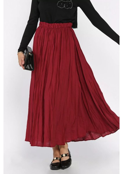 Bel Lastikli Tesettür Etek P-00018031