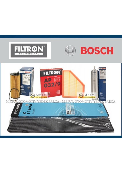 Bmw 3.18D E90 Dizel Filtre Bakım Seti (2007-2010)