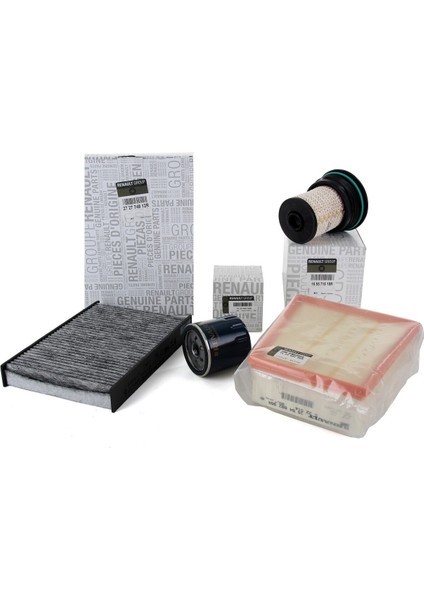 Renault Talisman 1.5 / 1.6 Dci Orjinal Mais Filtre Bakım Seti