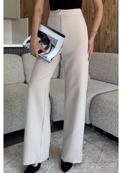 Kadın Bol Paça Kumaş Pantolon P-00018009 fiyatları