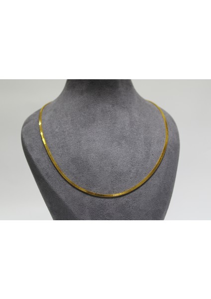 14 Ayar Altın Italyan Ezme Kolye