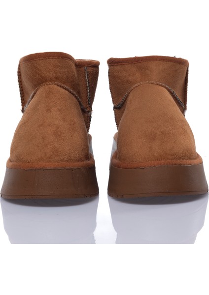 Kadın Kısa Bot – Kürklü Süet Görünümlü Günlük Kışlık Rahat Bot modelleri