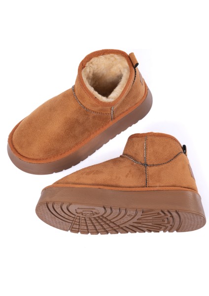 Kadın Kısa Bot – Kürklü Süet Görünümlü Günlük Kışlık Rahat Bot fırsatları