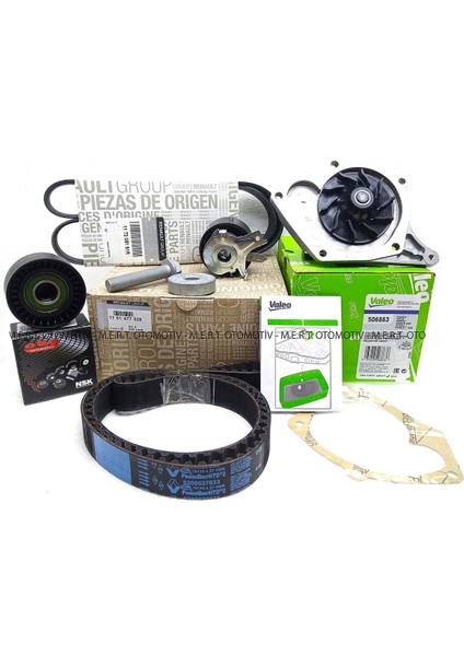 Clio 2 1.5 Dci Triger Devirdaim Rulman Kayış Bakım Seti