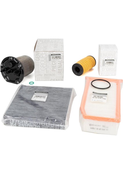 Sandero 1.5 Bluedci Euro6 Yağ Bakım Filtre Seti 2019- fiyatları