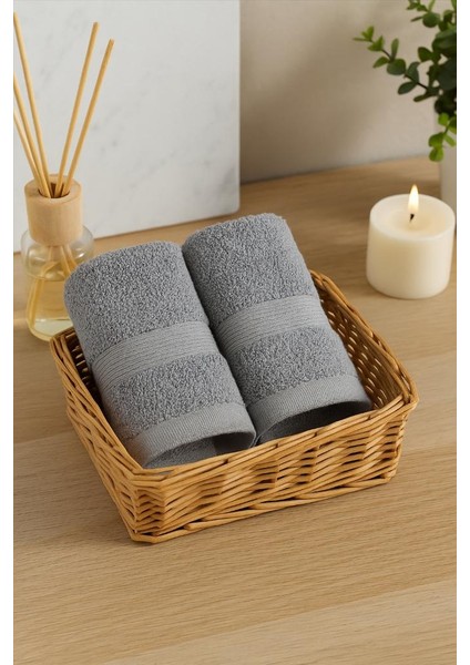 2’li Havlu Havlu Seti El Yüz Havlusu %100 Pamuk Premium 600GSM Banyo El Havlusu Hızlı Kuruma fırsatları