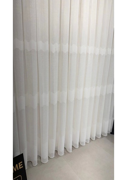 Nivemeshome Keten Mira W011908.801 1/3 Sık Pileli Tül Perde Apm