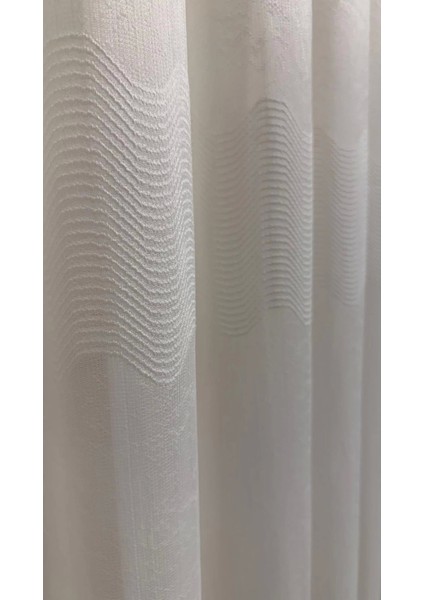 Nivemeshome Keten Mira W011908.801 1/3 Sık Pileli Tül Perde Apm