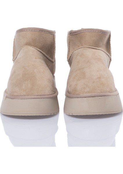 Kadın Kısa Bot – Kürklü Süet Görünümlü Günlük Kışlık Rahat Bot modelleri