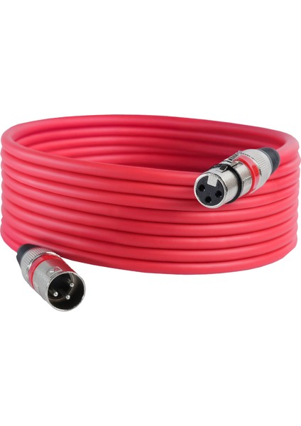MXL-10M-RD Kaliteli XLR TO XLR 10 mt. Mikrofon Kablosu fiyatları
