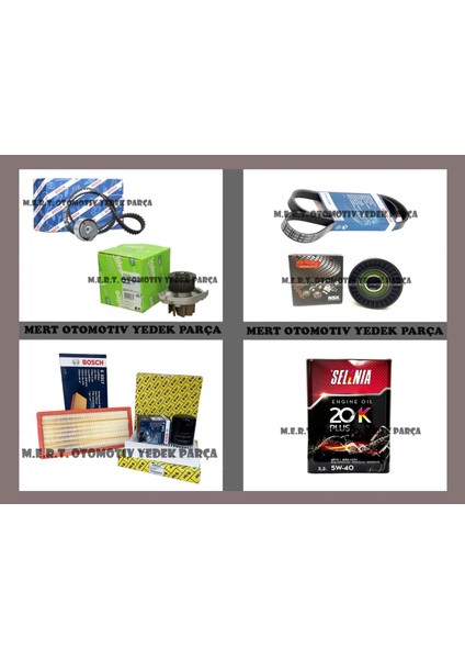 Egea 1.4 Komple Bakım Seti Triger Devirdaim Yağ Bakım