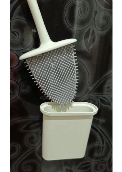 Silikon Wc Klozet ve Tuvalet Fırçası Silikon Duvara Yapışan Bükülebilir Pratik fiyatları