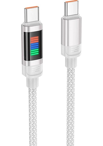 Hoco U126 Lantern 100W Type-C To Type-C Hızlı Data ve Şarj KABLOSU-(5775) fırsatları