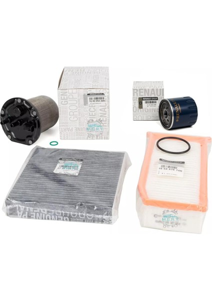 Logan Iı 1.5 Dci Yağ Bakım Filtre Seti Komple Tip Mazot Filtreli fiyatları
