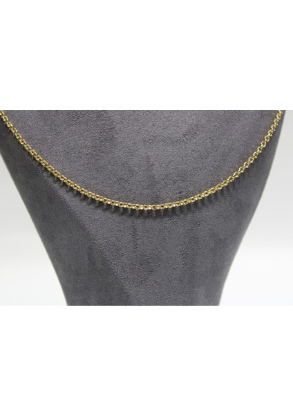 14 Ayar Altın Halkalı Kolye Zincir modelleri