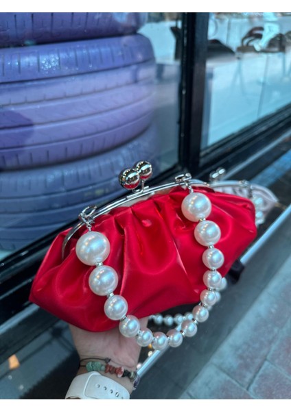 Kırmızı Saten Çanta fiyatları