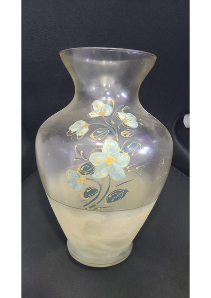 Cam Italyan El Yapım Vazo Büyük 33CM 1 Adet