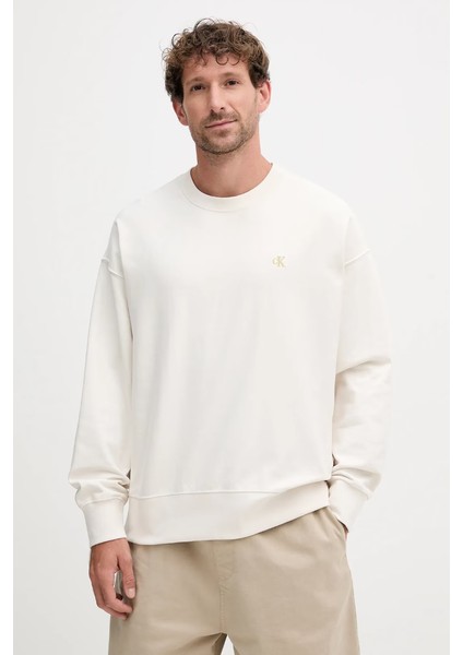 Ck LV04RC277G Premıum Terry Monogram Cn Erkek Sweatshirt fiyatları