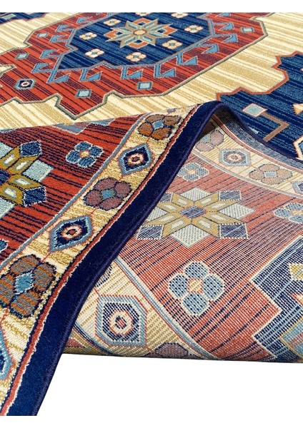 Saray Halı Klasik 786 Krem 200X296 Eski Model Lacivert Krem Yün fırsatları