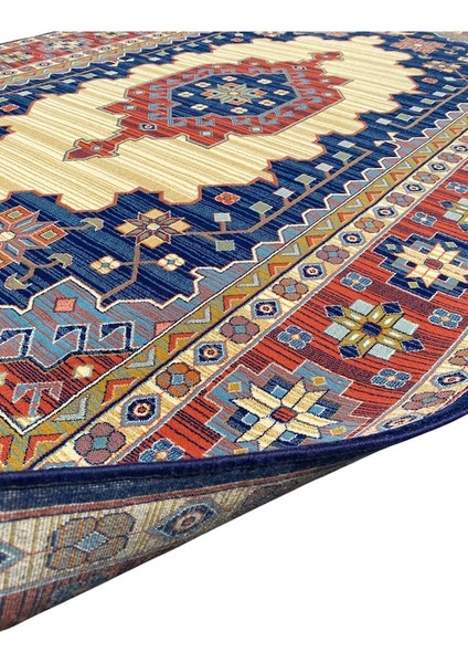 Saray Halı Klasik 786 Krem 200X296 Eski Model Lacivert Krem Yün indirimleri