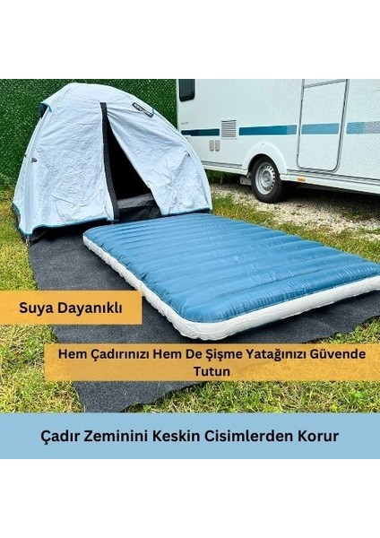 Kamp Matı Çadır Halısı Kaymaz Su Geçirmez Zemin Koruyucu Çadır Içi Dışı Kullanıma Uygun indirimleri